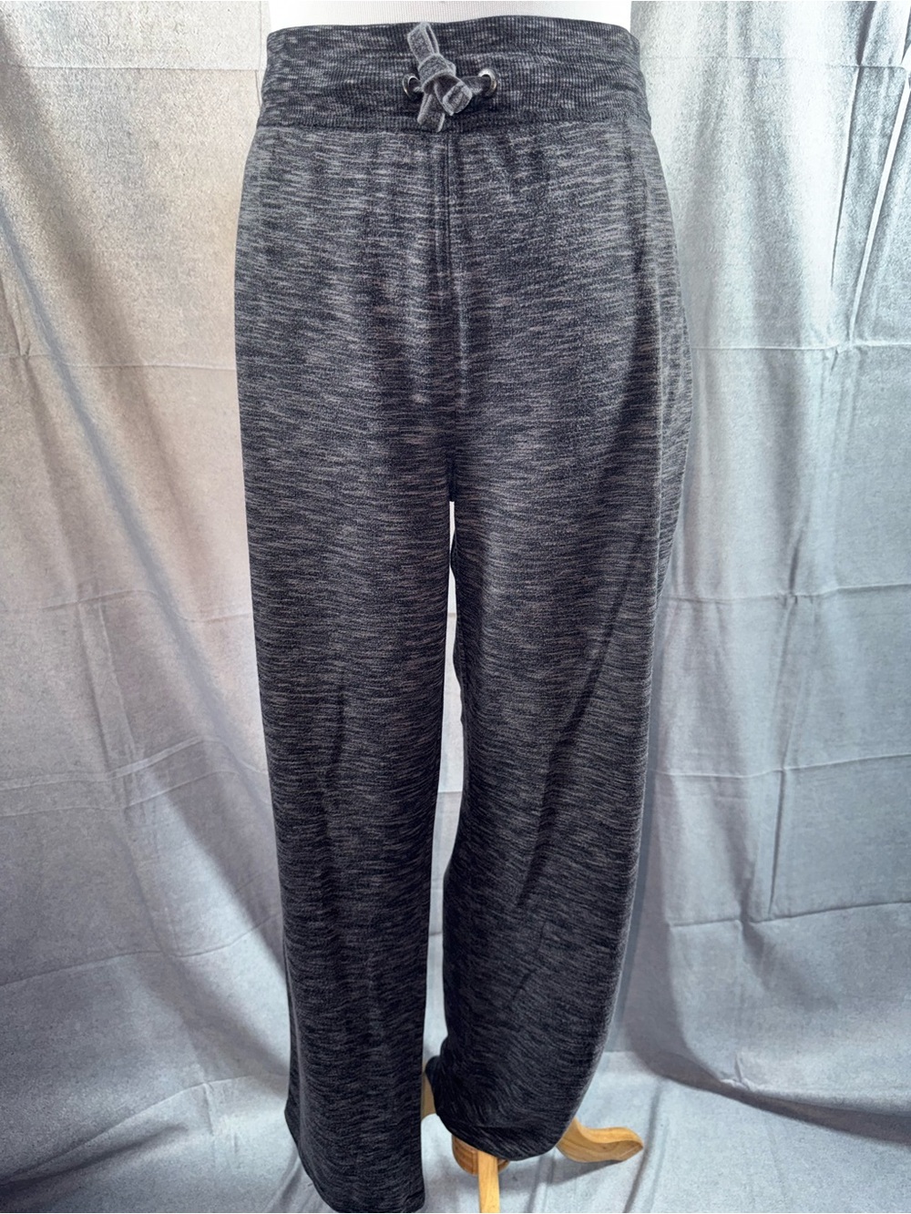 2548-GreenTea Charcoal Marled Jogger Sweatpants